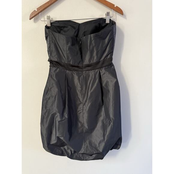 Max And Cleo Dress Women's Size 4 Strapless Sheath Above Knee Pencil Black Party - Picture 5 of 11